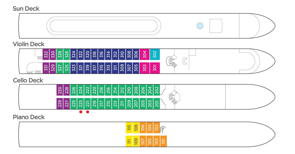 Amadante deck plan